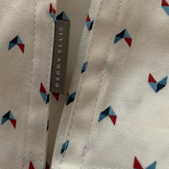 Perry Ellis Bright White Long Sleeves T-Shirt NWT - Picture 10 of 13